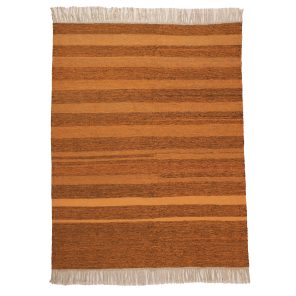 گلیم دستبافت سه متری زمینه زرد مدل دکوراتیو کد 40406151