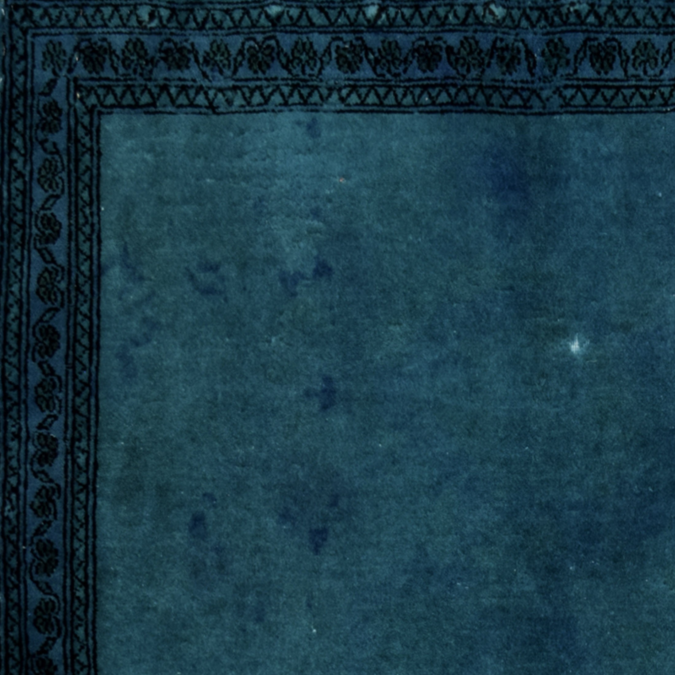 فرش دستبافت وینتیج رنگ شده نیم متری کد 13949