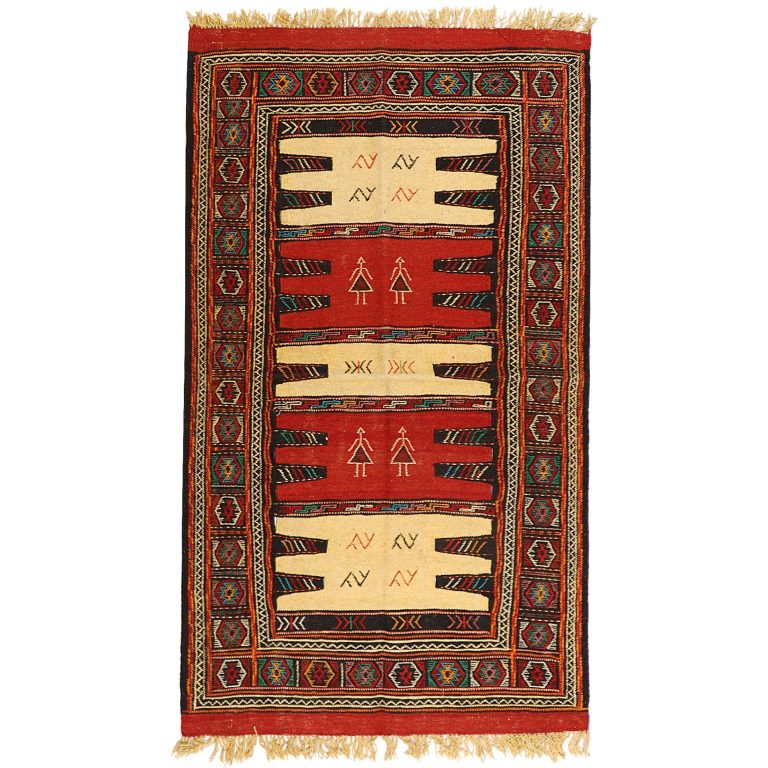 گلیم خراسان دستبافت دو متری