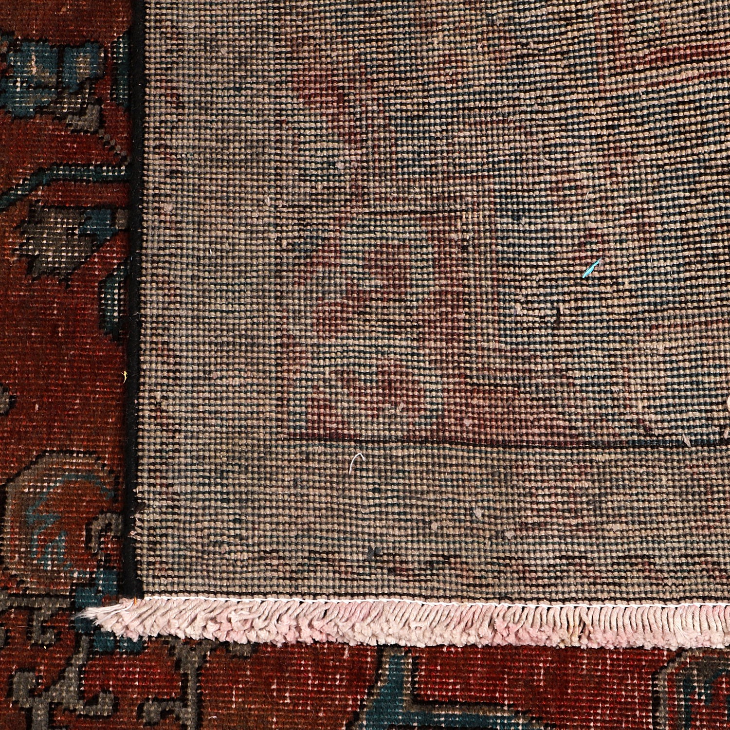 فرش وینتج دستبافت رنگ شده هفت نیم متری کد 9928