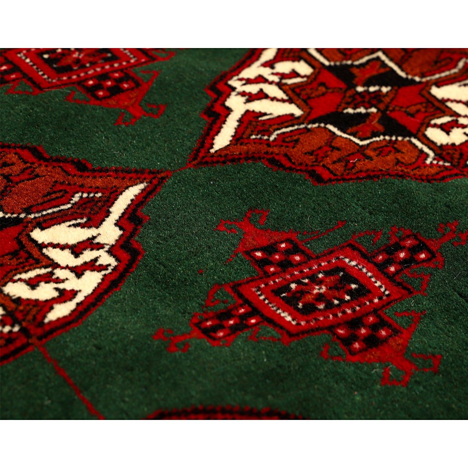 فرش ترکمن دستبافت دو و نیم متری کد 998880