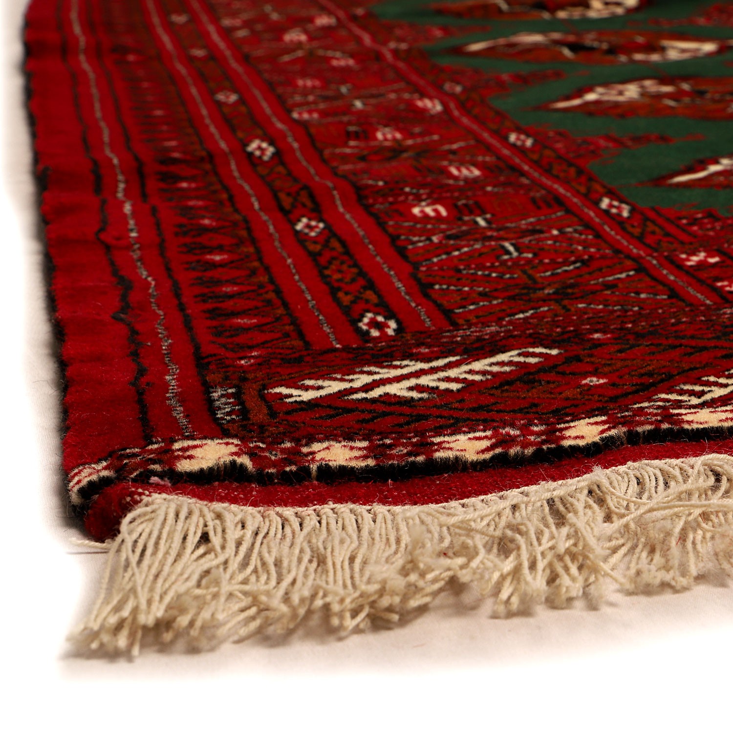 فرش ترکمن دستبافت دو و نیم متری کد 998880