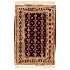 فرش ترکمن دستبافت دو و نیم متری