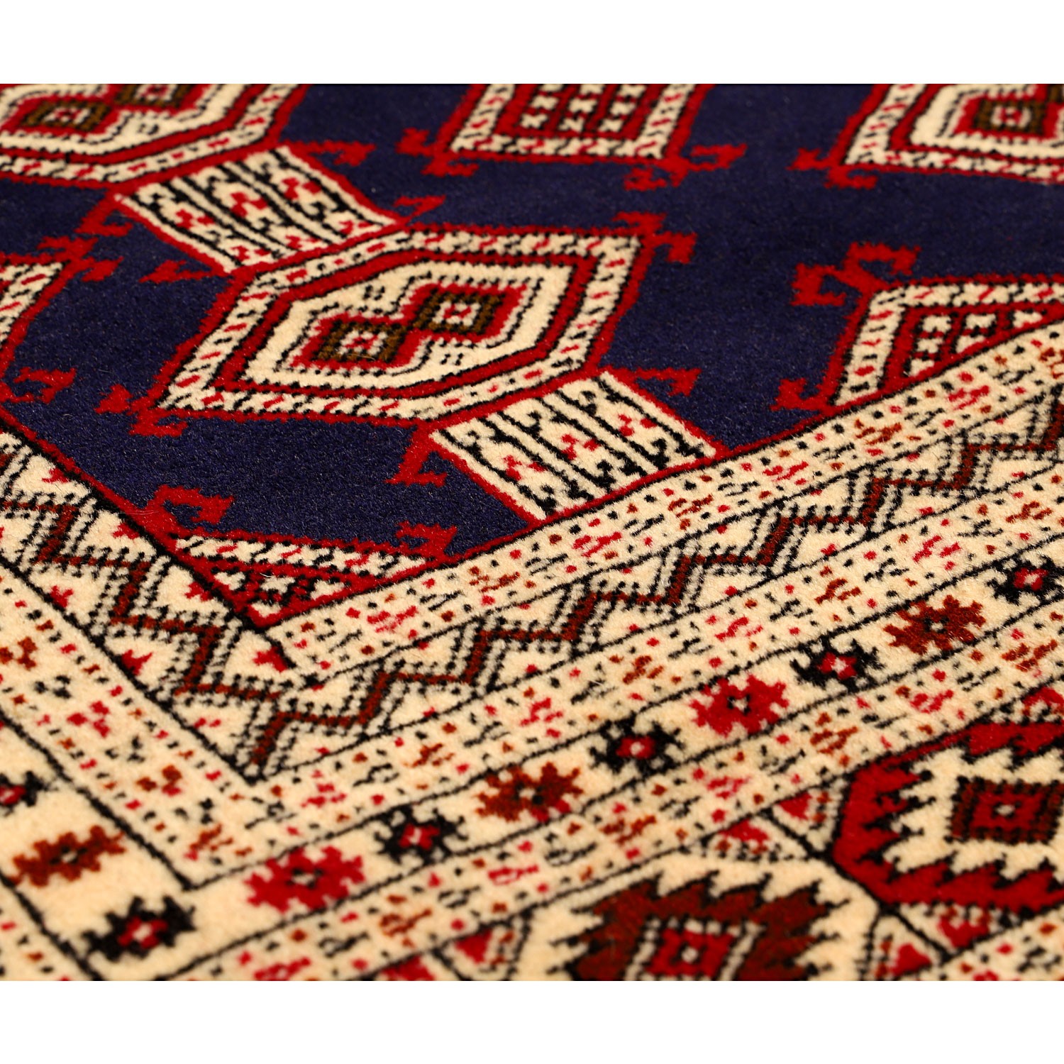 فرش ترکمن دستبافت دو و نیم متری کد 998885