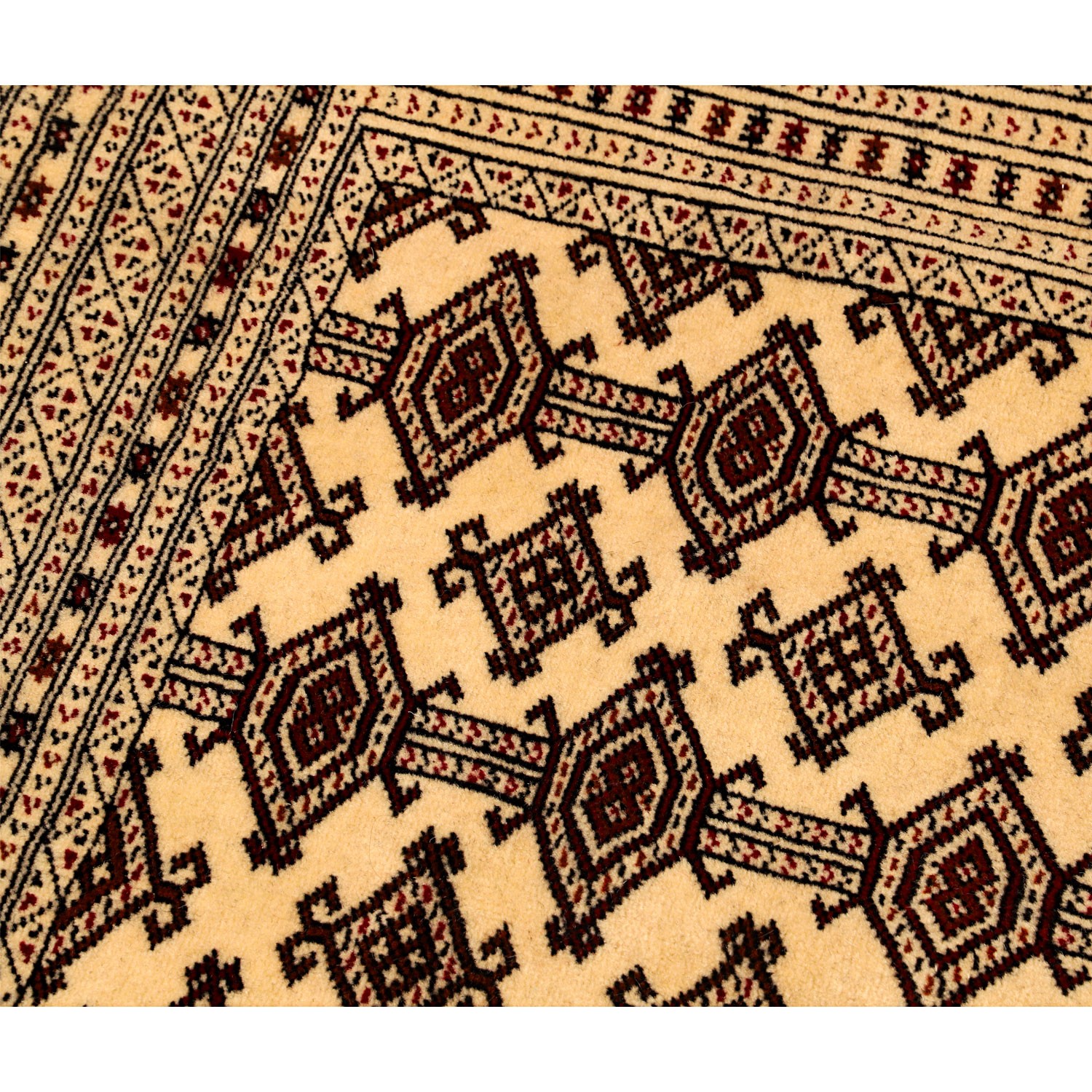 فرش ترکمن دستبافت دو و نیم متری کد 998886