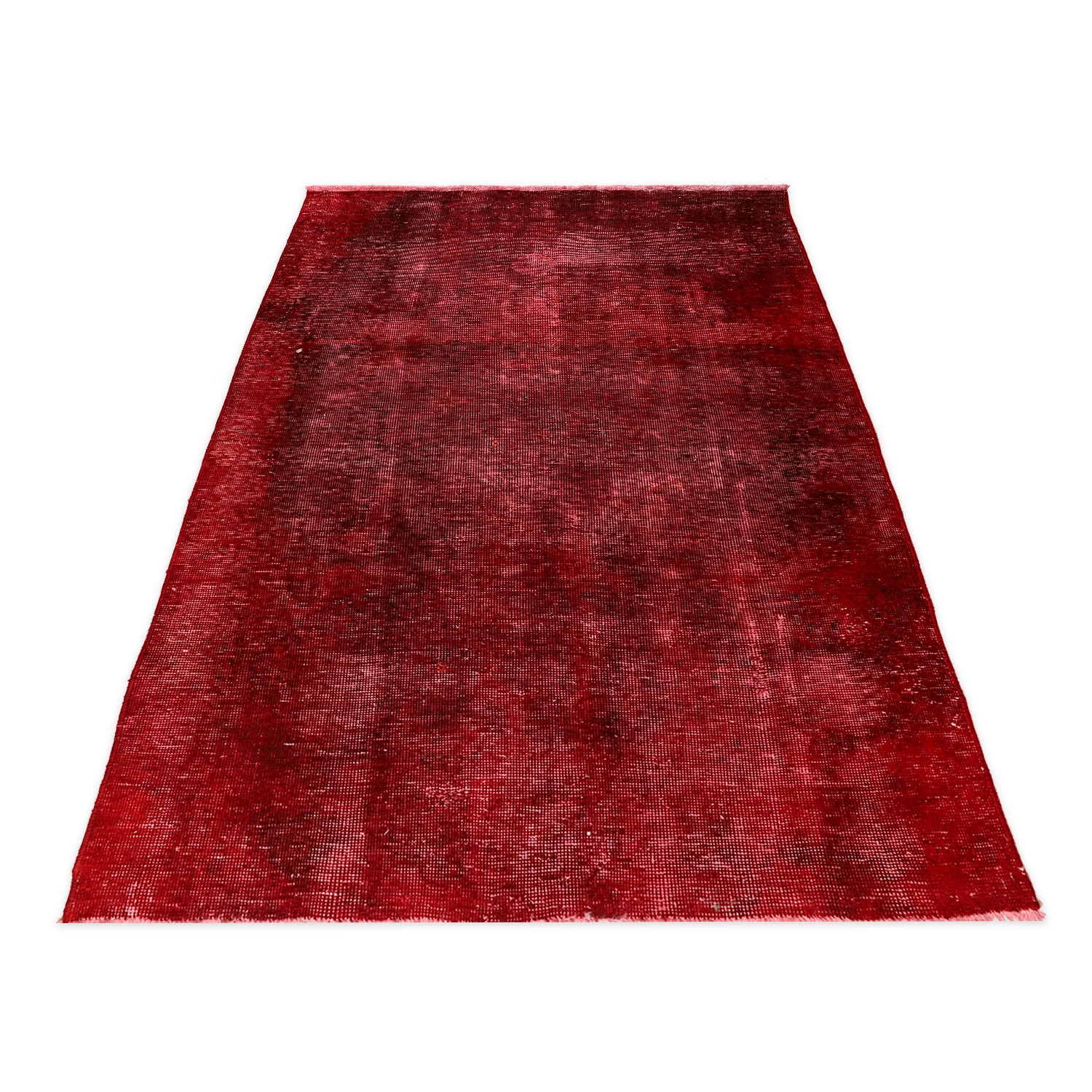 فرش وینتج دستبافت رنگ شده دو متری کد 991229