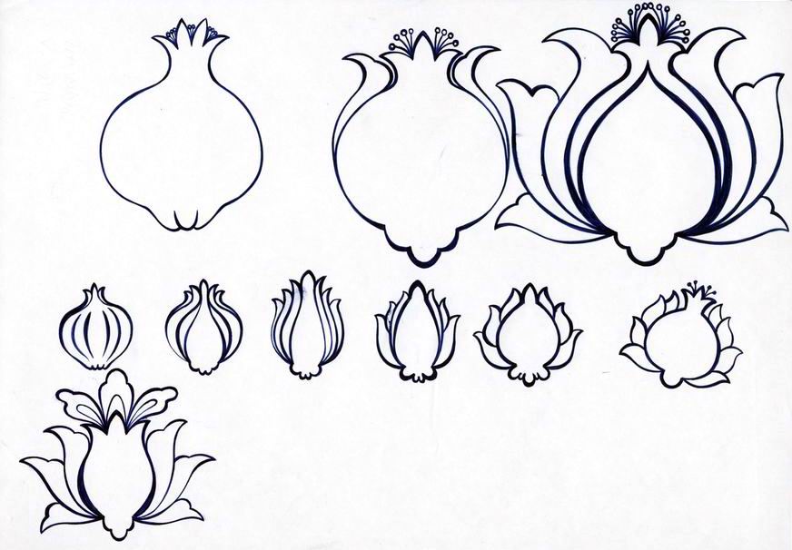 نقوش گياهی اسلیمی و ختايی