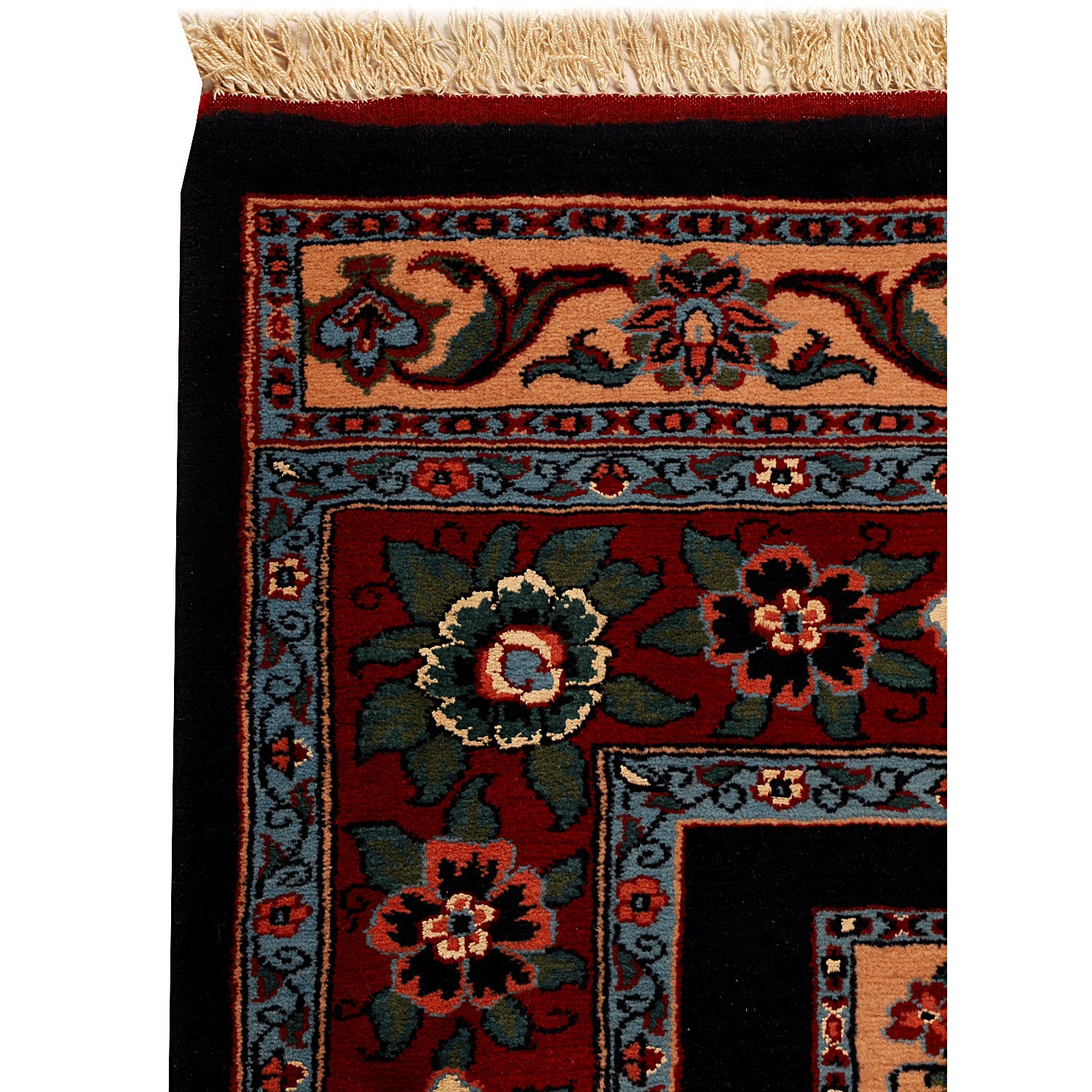 فرش عشایری دستبافت دو و نیم متری مدل ترکمن کد 991217