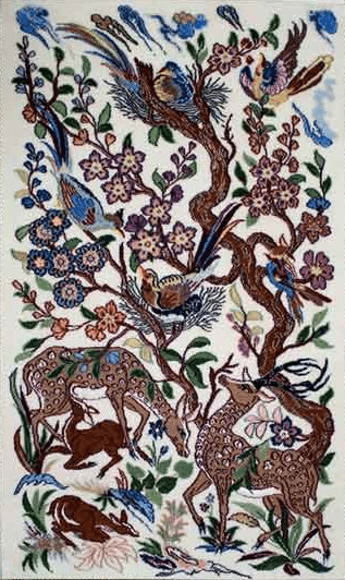 نقوش جانوری و درختی