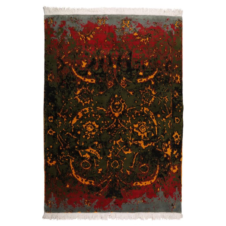 فرش دستبافت سه متری نقشه کلارک مدرن