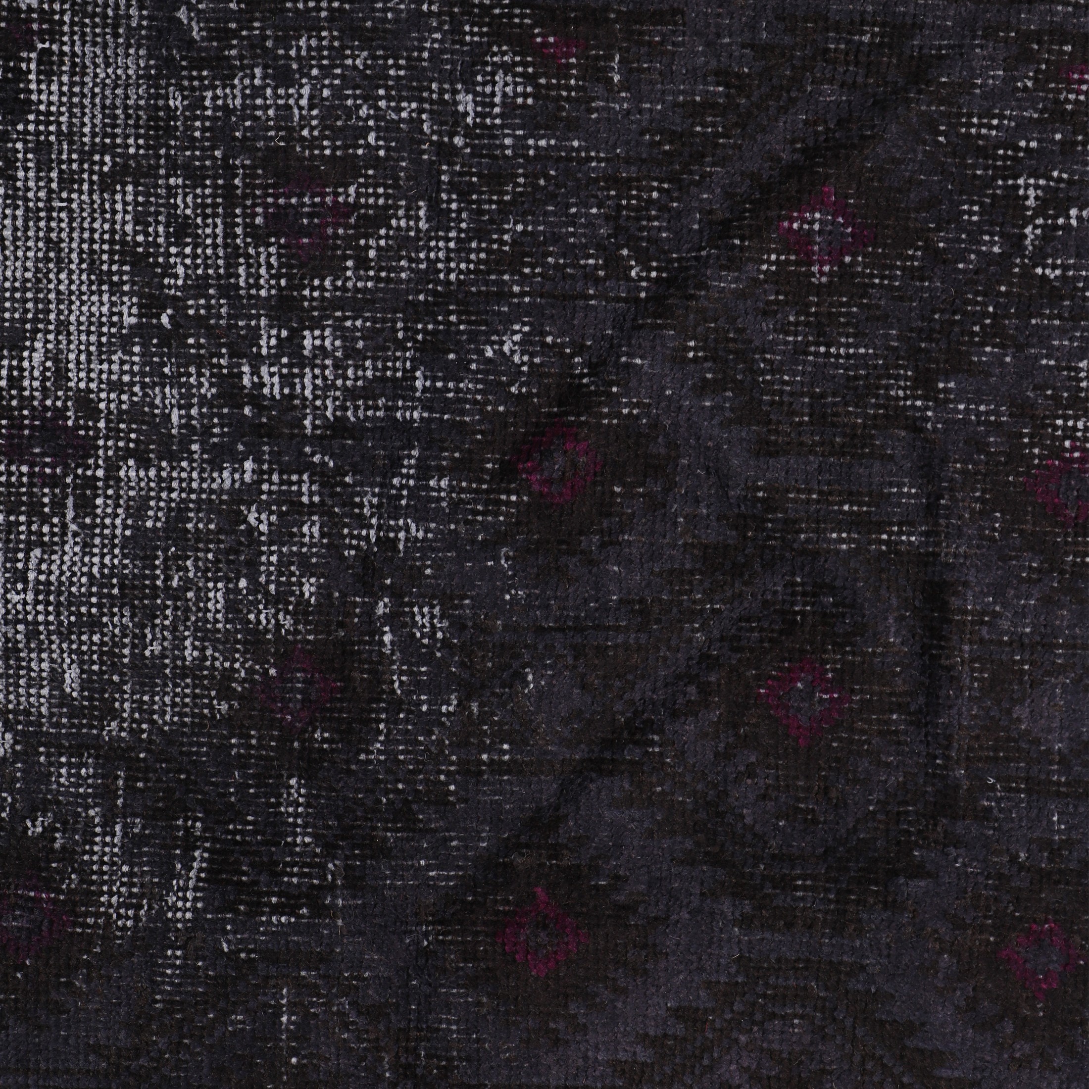 فرش وینتیج دستبافت کناره رنگ شده دو و نیم متری کد 1404155