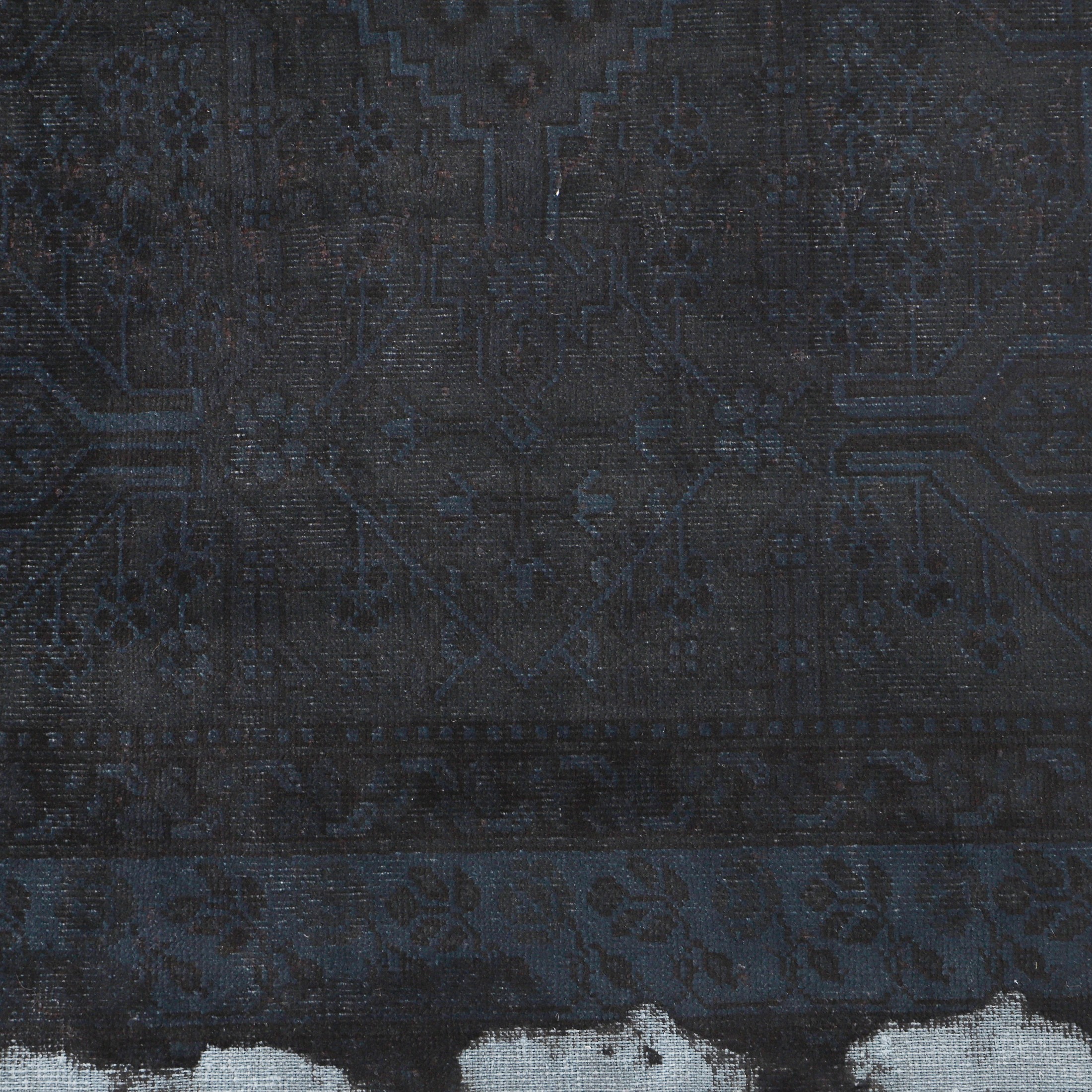 فرش وینتیج دستبافت رنگ شده پنج و نیم متری کد 1405103
