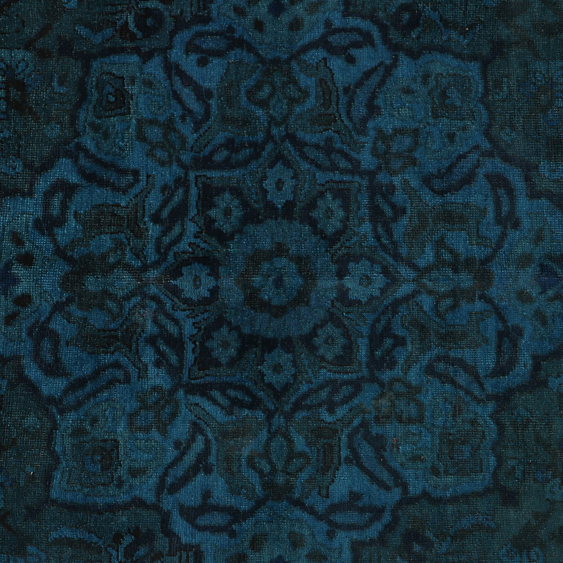 فرش وینتیج دستبافت رنگ شده پنج و نیم متری کد 1405112