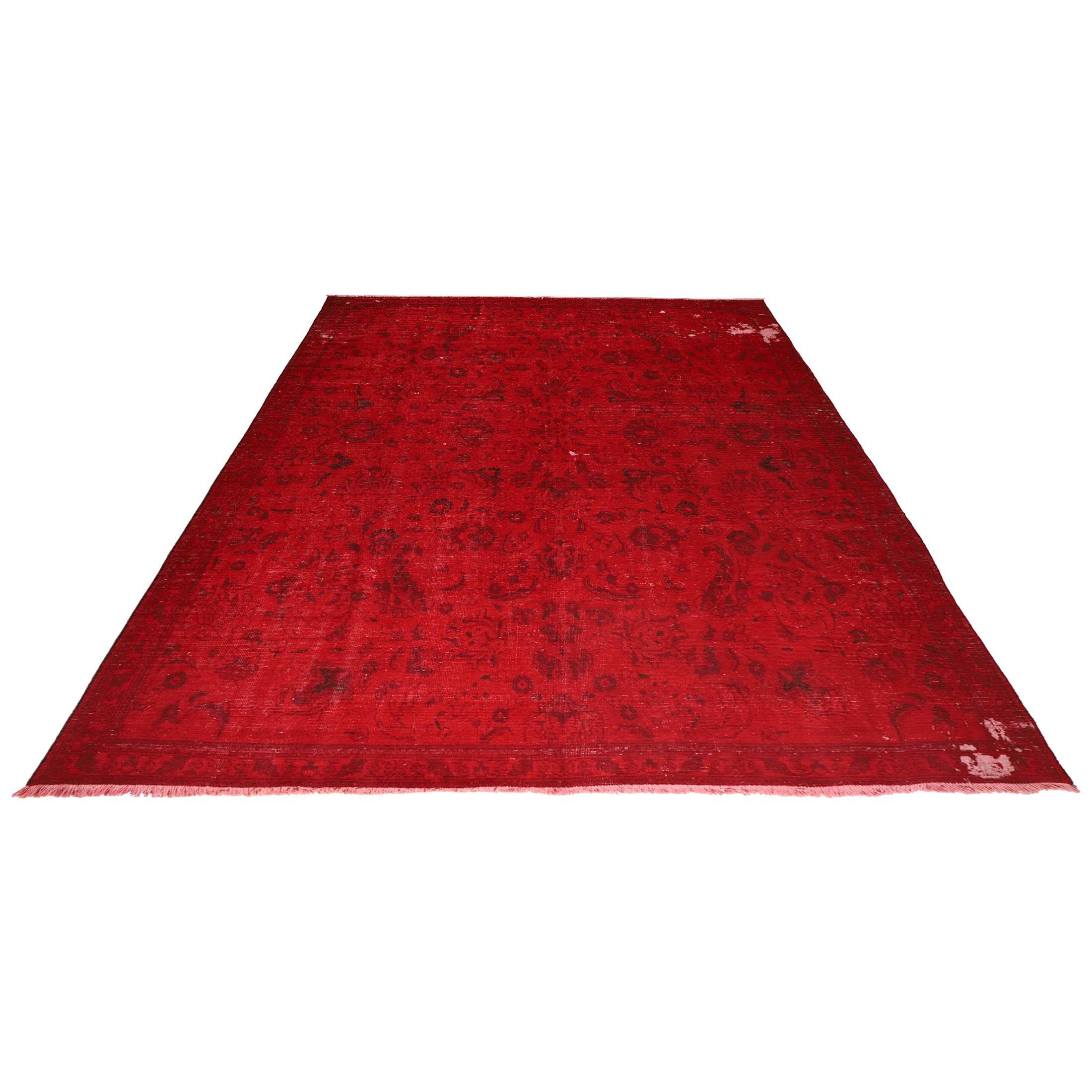فرش وینتیج دستبافت رنگ شده هفت متری کد 1405144