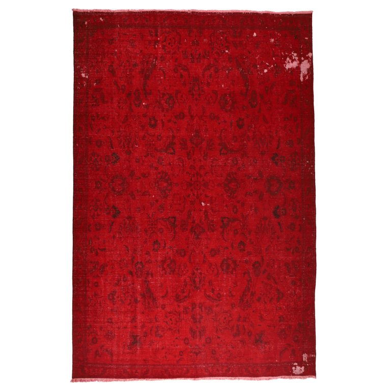 فرش وینتیج دستبافت رنگ شده هفت متری کد 1405144