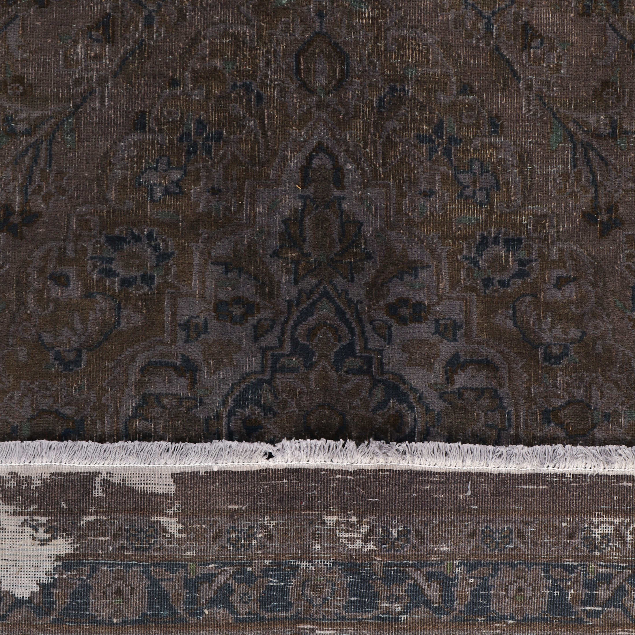 فرش وینتیج دستبافت رنگ شده هشت و نیم متری کد 1405146