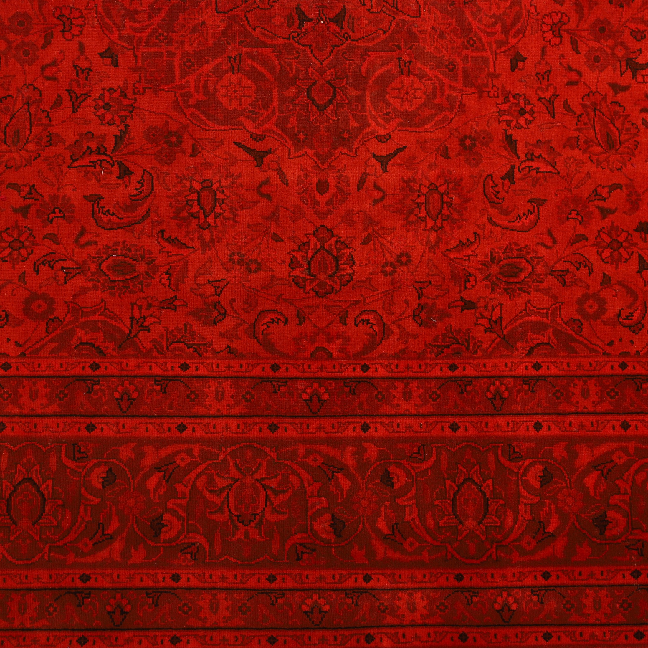 فرش وینتیج دستبافت رنگ شده هشت متری کد 14051441