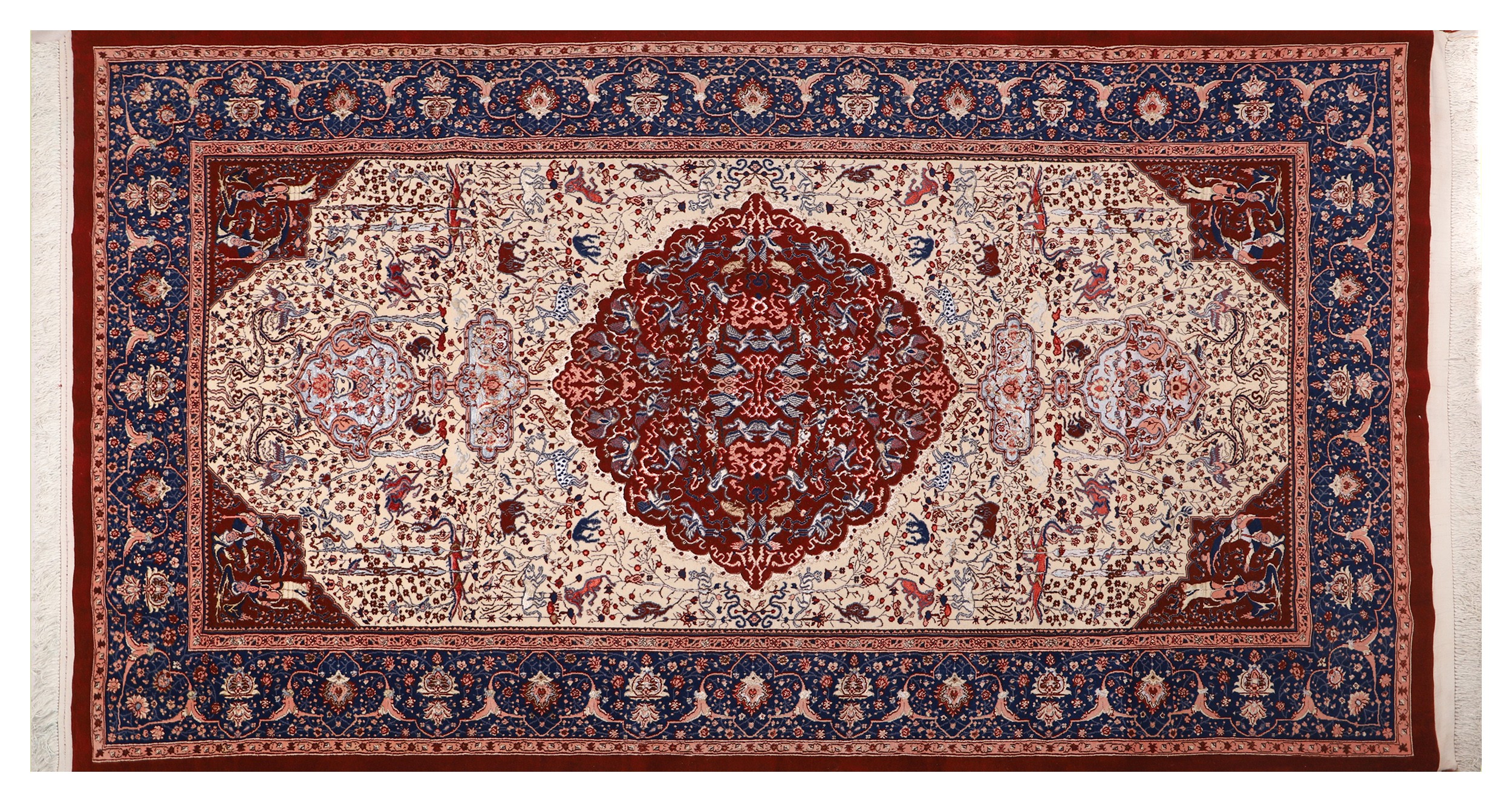 فرش اصفهان دستبافت پنج متری کد 140653