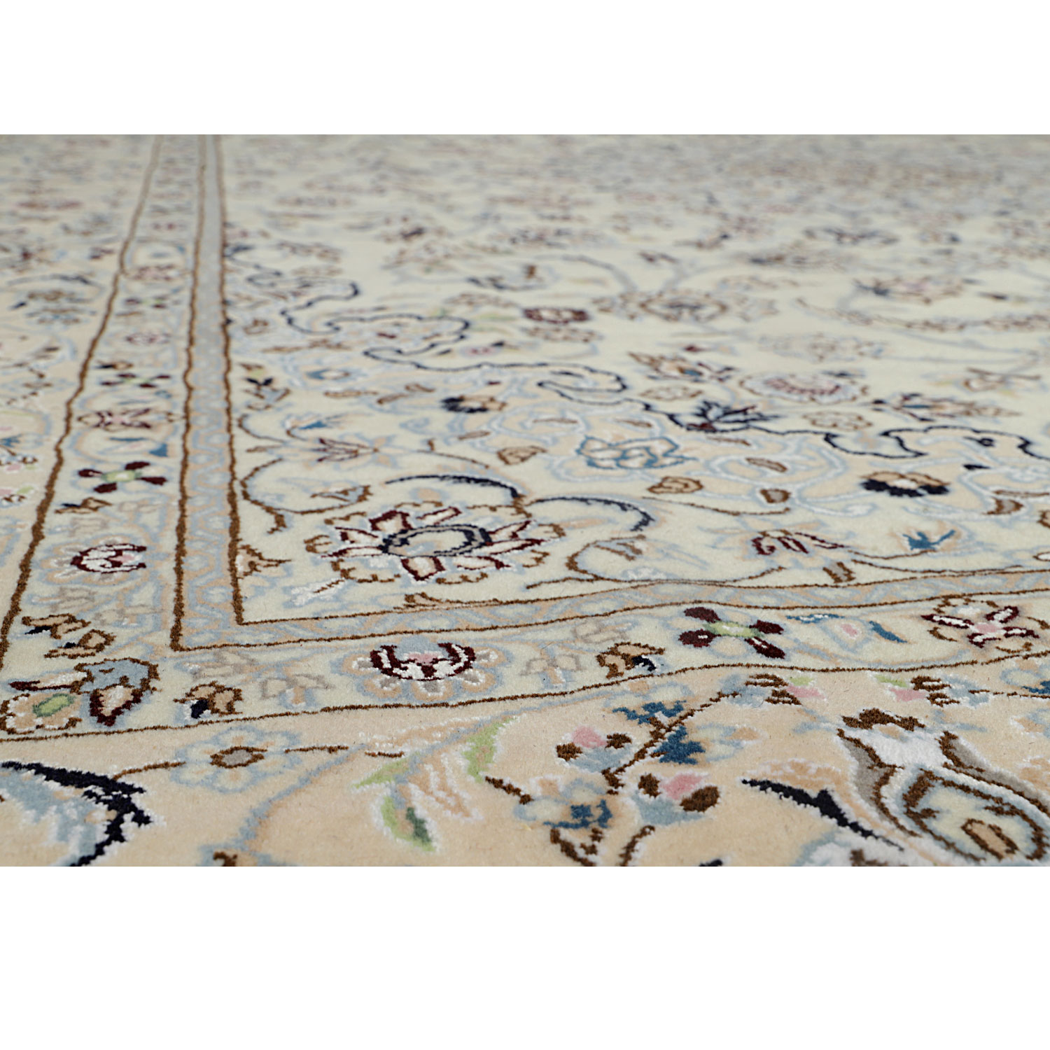 فرش دستبافت شش متری طرح لچک ترنج کد 991129 | گارانتی اصالت و سلامت فیزیکی کالا