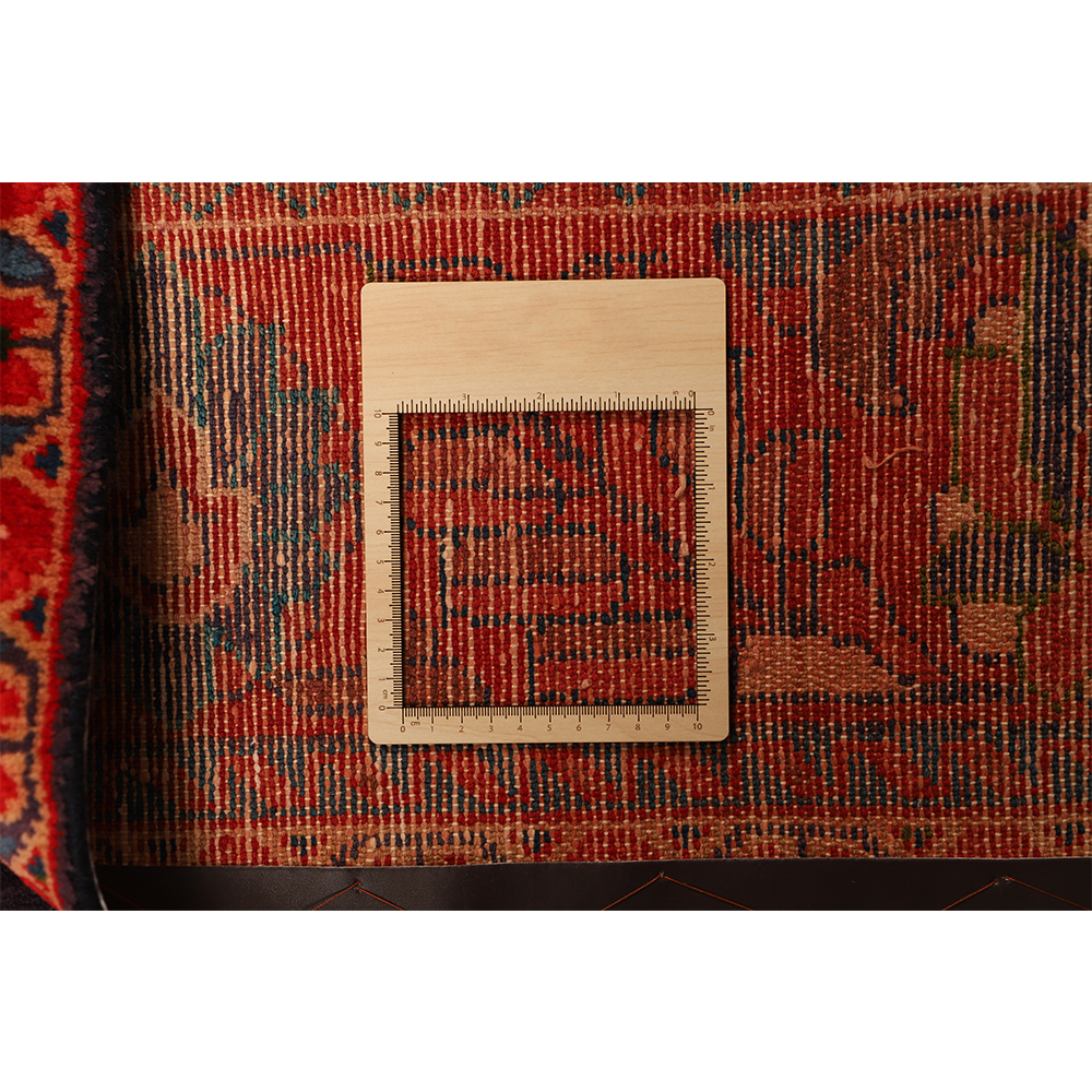 فرش دستباف قدیمی شش و نیم متری مدل لچک ترنج کد 4101150 | گارانتی اصالت و سلامت فیزیکی کالا
