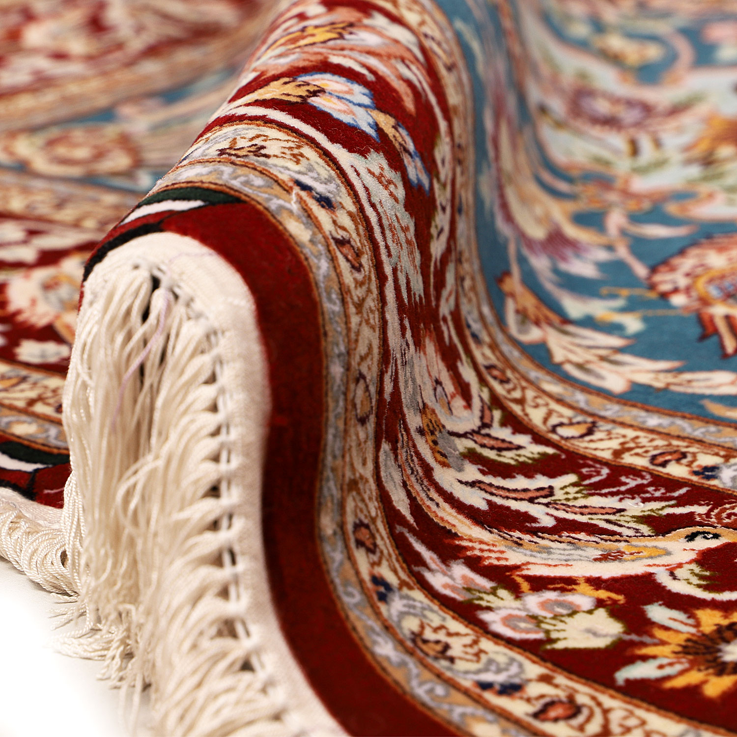 فرش دستبافت دو و نیم متری طرح گلدانی مدل اصفهان کد m140271 | گارانتی اصالت و سلامت فیزیکی کالا
