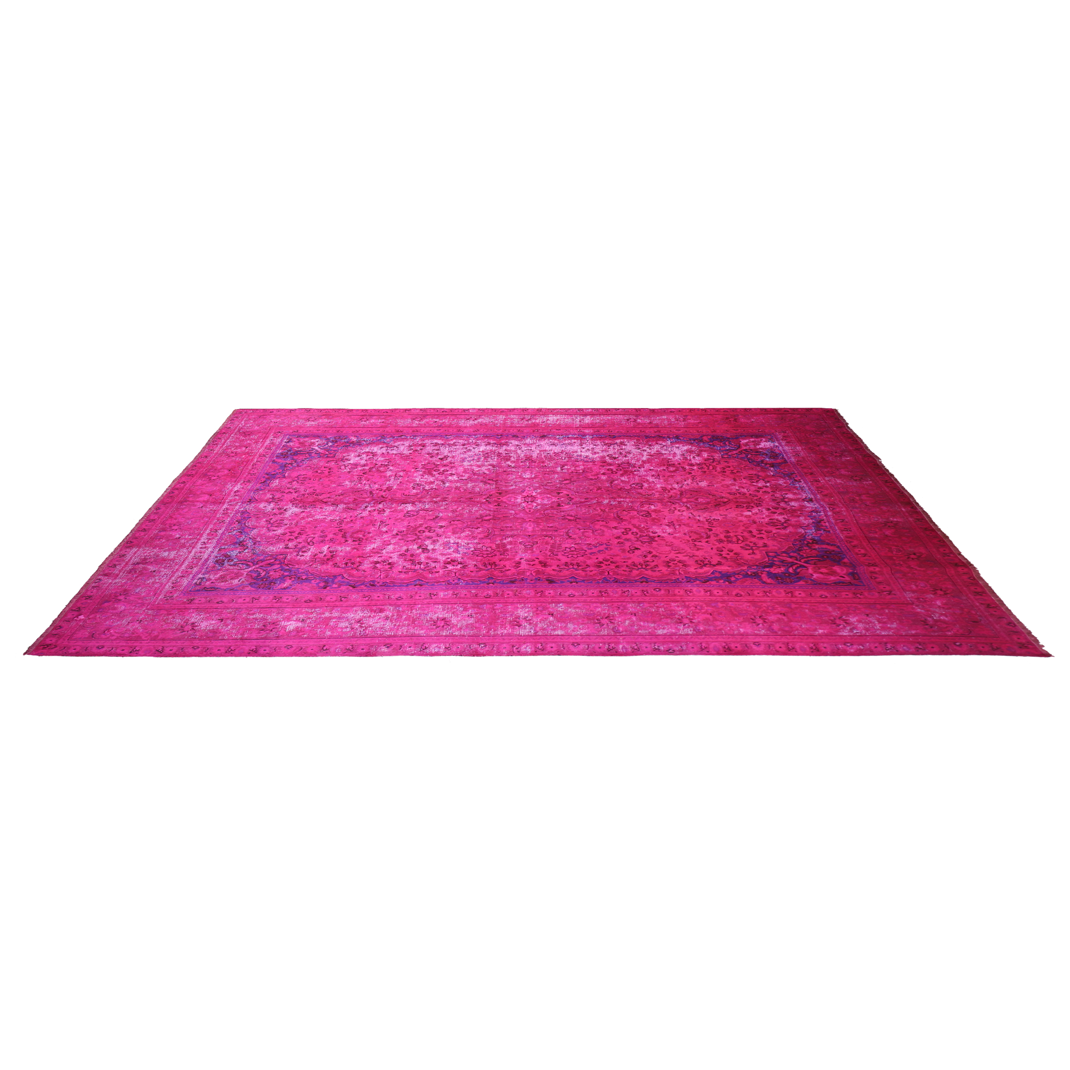 فرش دستبافت رنگ شده ده متری مدل وینتیج کد 1405182 | گارانتی اصالت و سلامت فیزیکی کالا