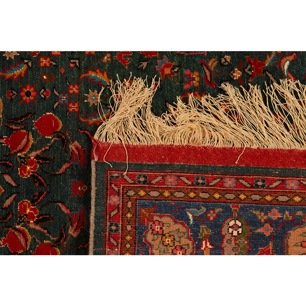 فرش دستباف سه متری طرح باغ بهشت خراسان کد 140501 | گارانتی اصالت و سلامت فیزیکی کالا