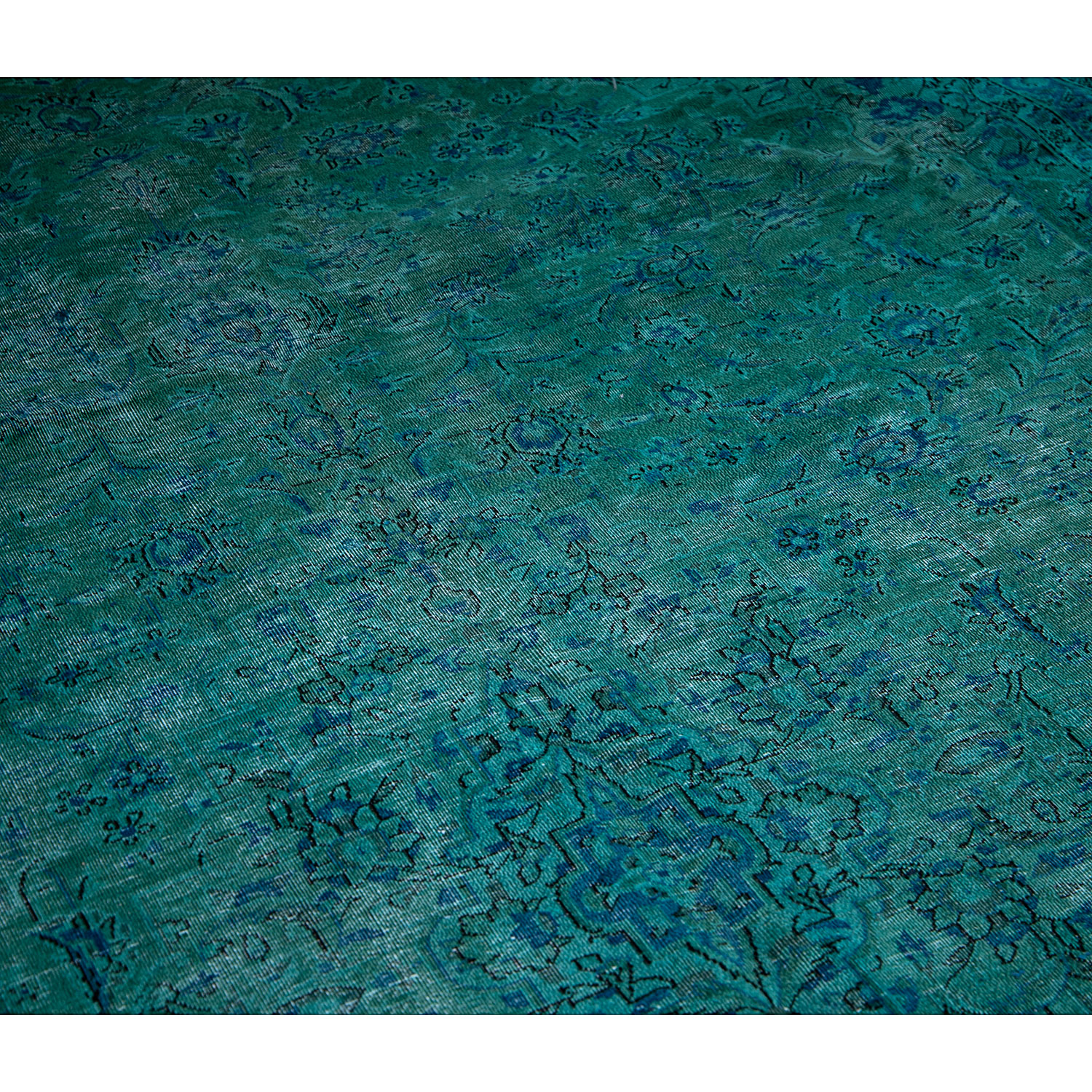 فرش دستبافت رنگ شده دوازده متری طرح وینتج کد 140292 | گارانتی اصالت و سلامت فیزیکی کالا
