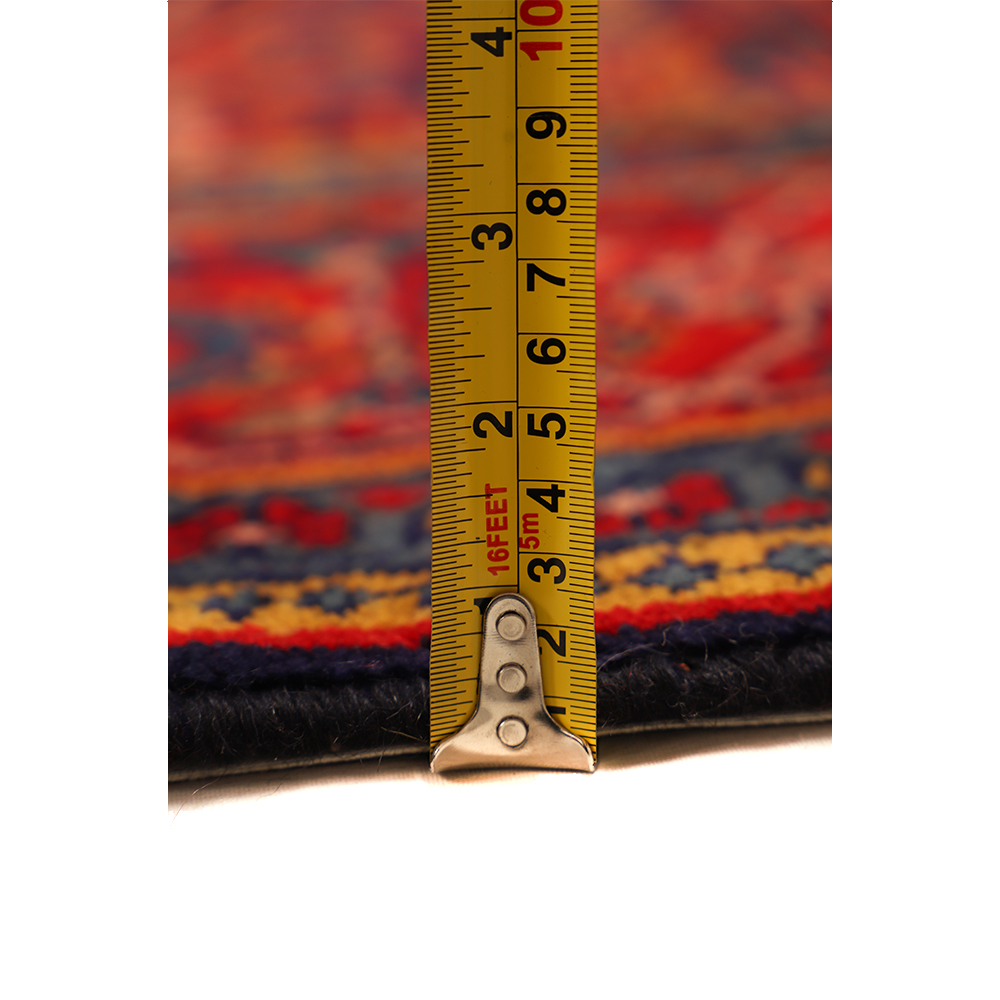 فرش قدیمی دستباف شش و نیم متری طرح واگیره کد 4103306 | گارانتی اصالت و سلامت فیزیکی کالا