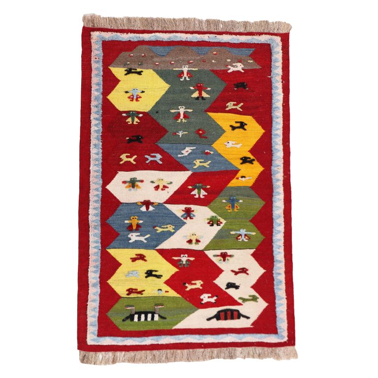 گلیم دستبافت مدل عشایری