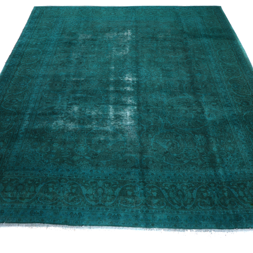 فرش دستبافت رنگ شده یازده ونیم متری مدل وینتیج کد K4102247 | گارانتی اصالت و سلامت فیزیکی کالا