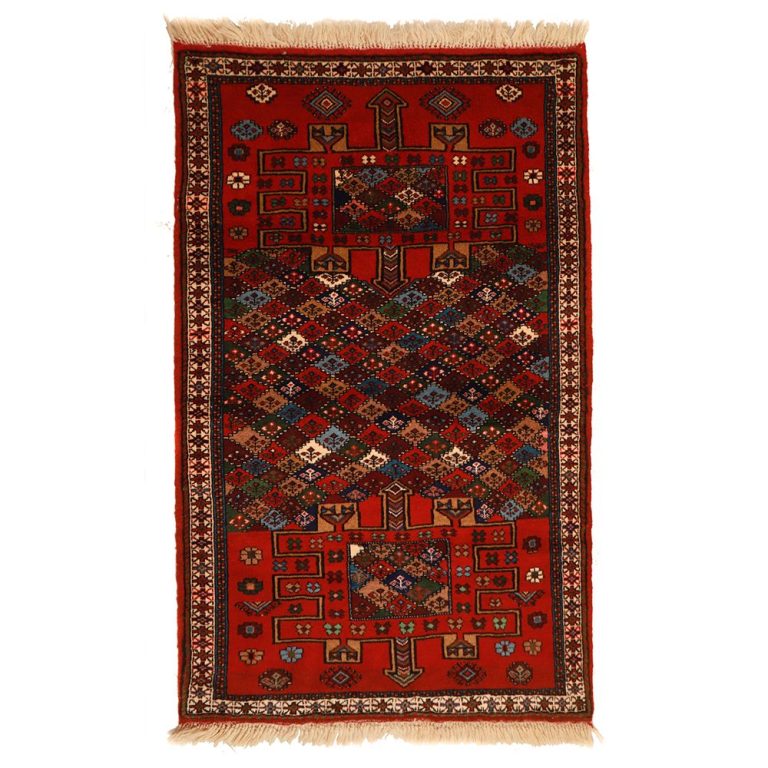 فرش دستباف دو متری طرح هزار گل خراسان