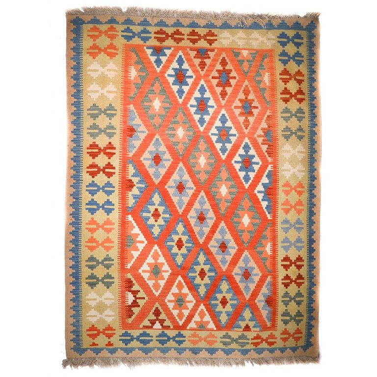 گلیم دستبافت سه متری مدل قشقایی