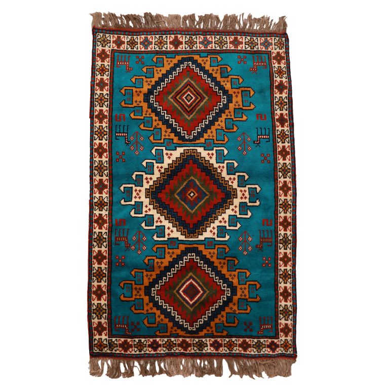 فرش دستباف دو متری طرح نقش حوض خراسان