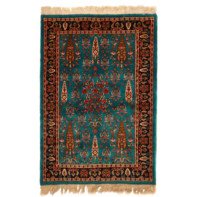 فرش دستباف دو نیم متری مدل باغ بهشت