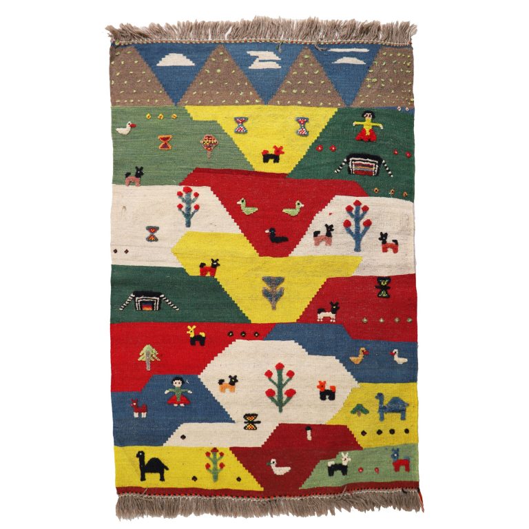 گلیم دستبافت مدل عشایری