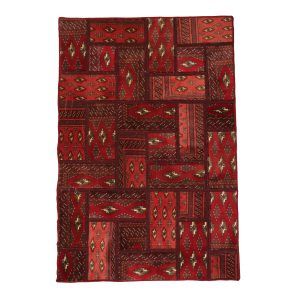 فرش دستبافت دو متری مدل چهل تکه کد 4030243