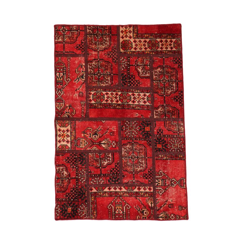 فرش دستباف یک و نیم متری مدل چهل تیکه کد 4030233