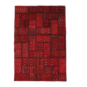 فرش دستبافت دو و نیم متری  مدل چهل تکه کد 4030239