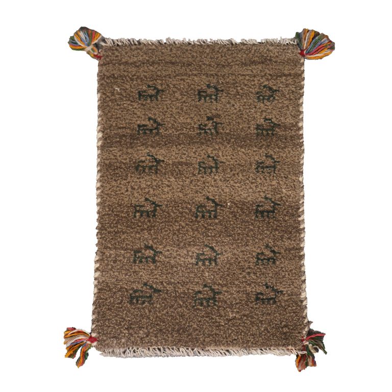 گبه دستباف نیم متری طرح قشقایی کد 4030719