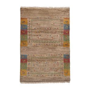 گبه دستبافت یک متری طرح قشقایی کد 4030515