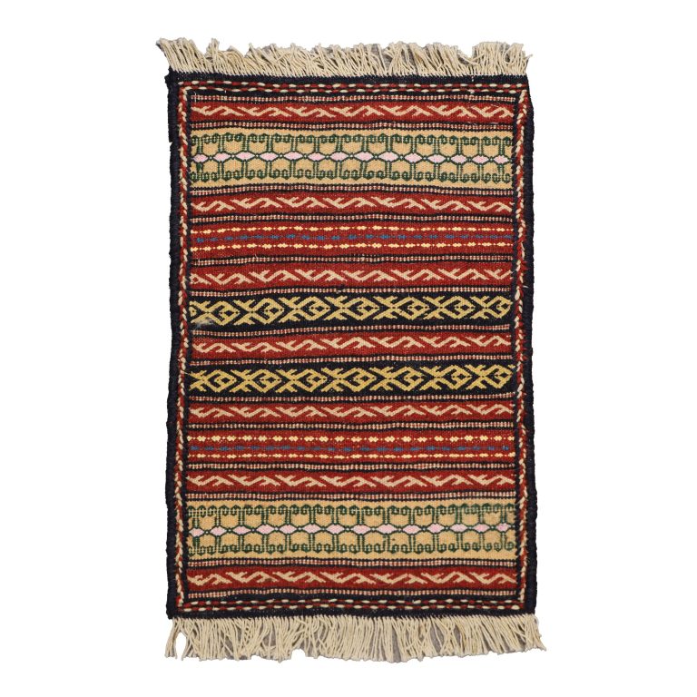 گلیم دستبافت نیم متری مدل کلات کد 4030116