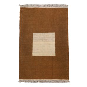 گلیم دستبافت یک و نیم متری مدل دکوراتیو کد 4030623