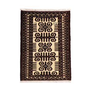 فرش دستبافت قدیمی یک متری کد 4030406