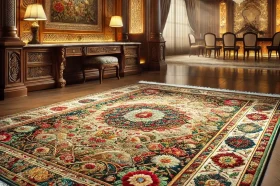 انواع فرش دستباف بر اساس نوع الیاف