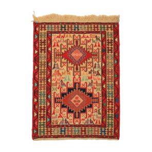 گلیم دستبافت یک متری مدل ورنی کد 4031207