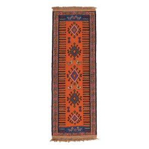 گلیم دستبافت یک متری مدل سفره کردی کد 4040101