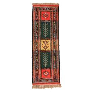 گلیم دستبافت دو متری مدل سفره کردی کد 4040108