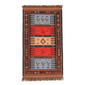 گلیم دستبافت دو متری مدل تمام بافت خراسان کد 4040114