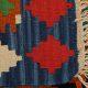 گلیم دستبافت یک و نیم متری مدل قشقایی هفت رنگ کد 4030805